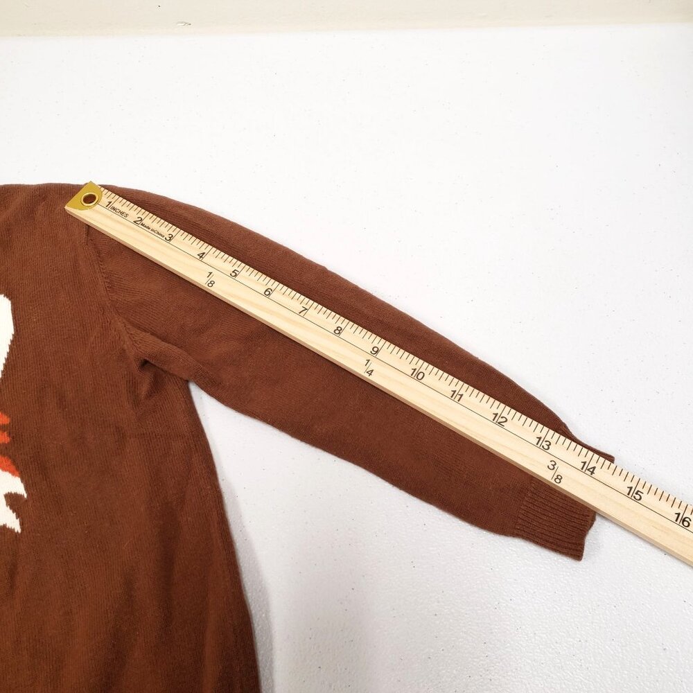 Cherokee Boys Brown Orange Fox Sweater Size 5T - Picture 7 of 8